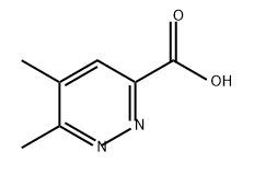 3-Pyridazinecarboxylic acid, 5,6-dimethyl- 구조식 이미지