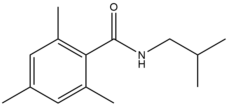 2,4,6-Trimethyl-N-(2-methylpropyl)benzamide Structure