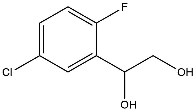 1-(5-Chloro-2-fluorophenyl)-1,2-ethanediol Structure