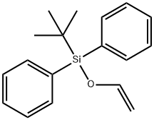 Benzene, 1,1'-[(1,1-dimethylethyl)(ethenyloxy)silylene]bis- 구조식 이미지