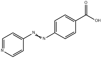 Benzoic acid, 4-[2-(4-pyridinyl)diazenyl]- 구조식 이미지