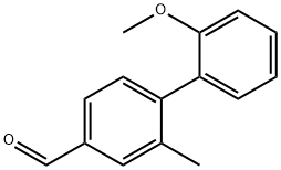 2'-Methoxy-2-methyl-[1,1'-biphenyl]-4-carbaldehyde Structure