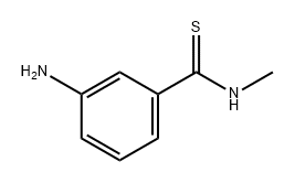 Benzenecarbothioamide, 3-amino-N-methyl- 구조식 이미지