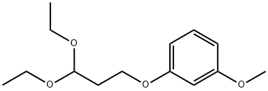 Benzene, 1-(3,3-diethoxypropoxy)-3-methoxy- Structure