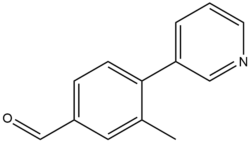 Benzaldehyde, 3-methyl-4-(3-pyridinyl)- Structure