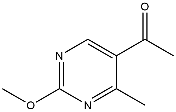 1-(2-Methoxy-4-methyl-5-pyrimidinyl)ethanone Structure