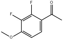 Ethanone, 1-(2,3-difluoro-4-methoxyphenyl)- Structure