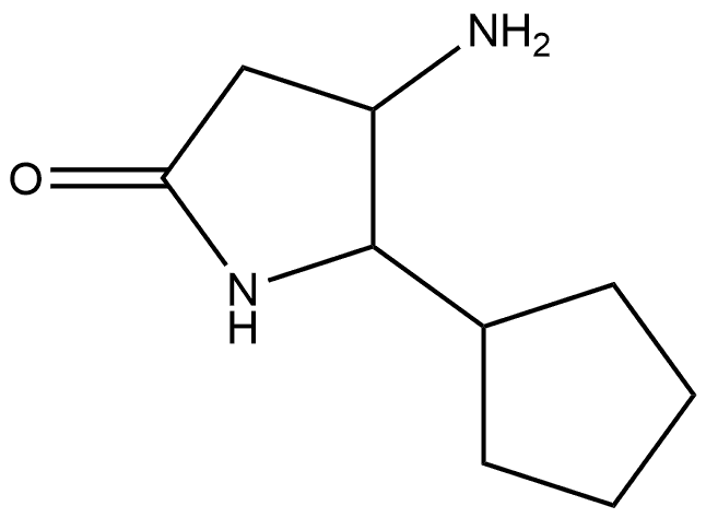 4-amino-5-cyclopentylpyrrolidin-2-one 구조식 이미지