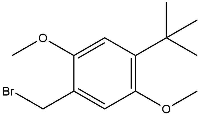 1-(Bromomethyl)-4-(1,1-dimethylethyl)-2,5-dimethoxybenzene Structure