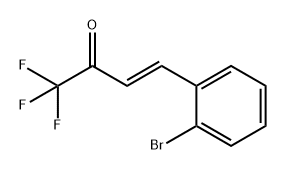 3-Buten-2-one, 4-(2-bromophenyl)-1,1,1-trifluoro-, (3E)- 구조식 이미지