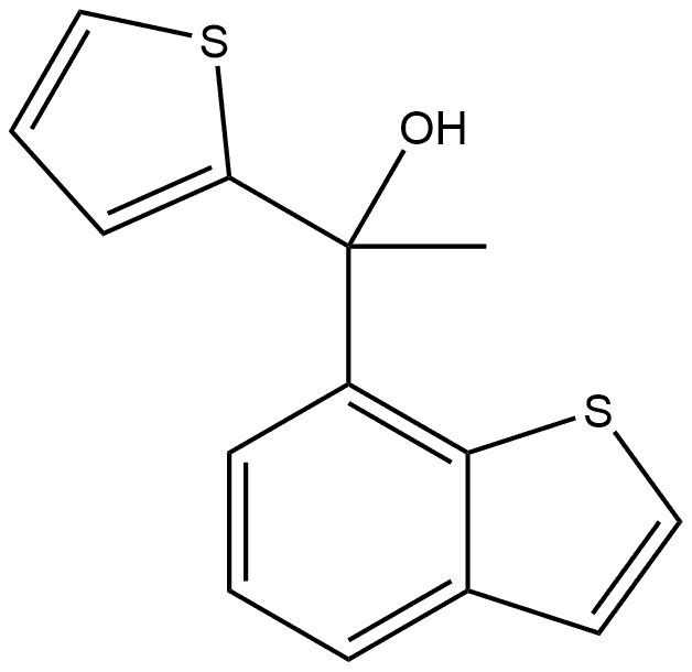 α-Methyl-α-2-thienylbenzo[b]thiophene-7-methanol Structure