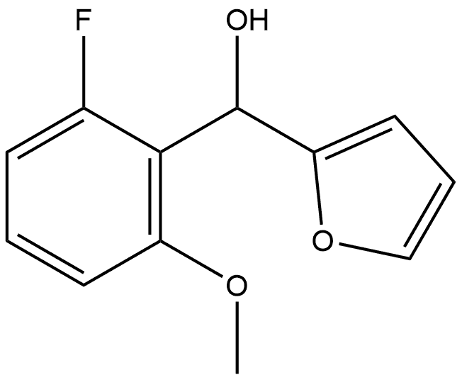 (2-fluoro-6-methoxyphenyl)(furan-2-yl)methanol Structure