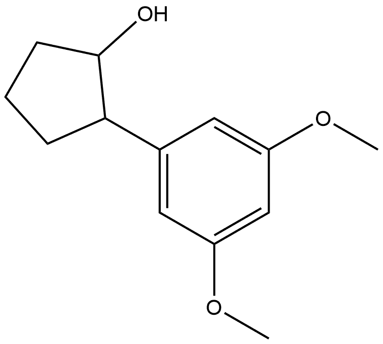 2-(3,5-Dimethoxyphenyl)cyclopentanol 구조식 이미지