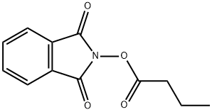 Butanoic acid, 1,3-dihydro-1,3-dioxo-2H-isoindol-2-yl ester 구조식 이미지