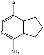 5H-Cyclopenta[c]pyridin-1-amine, 4-bromo-6,7-dihydro- Structure