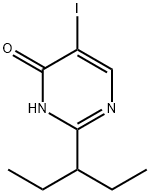 5-Iodo-2-(pentan-3-yl)-3,4-dihydropyrimidin-4-one Structure