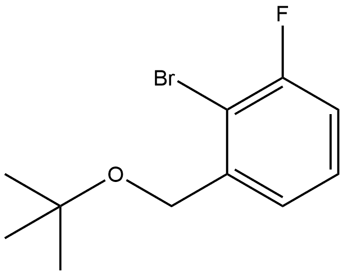 2-Bromo-1-[(1,1-dimethylethoxy)methyl]-3-fluorobenzene Structure