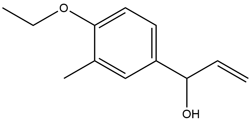 α-Ethenyl-4-ethoxy-3-methylbenzenemethanol 구조식 이미지