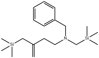 N-[(Trimethylsilyl)methyl]-N-[3-[(trimethylsilyl)methyl]-3-buten-1-yl]benzenemethanamine Structure