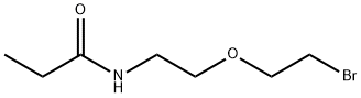 Propanamide, N-[2-(2-bromoethoxy)ethyl]- Structure
