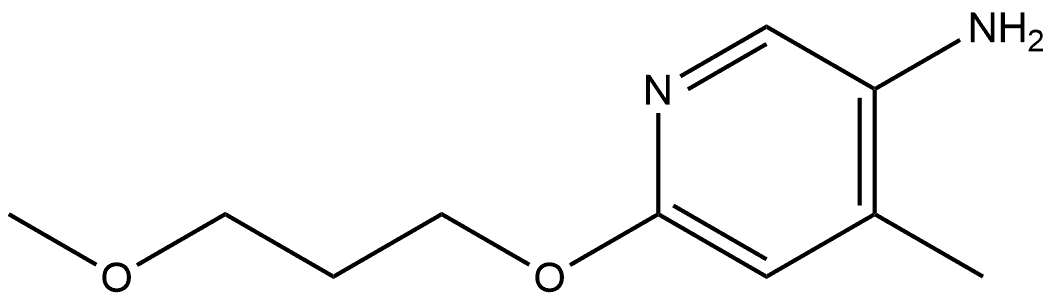 6-(3-Methoxypropoxy)-4-methyl-3-pyridinamine Structure