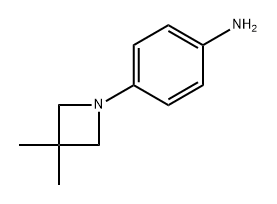 4-(3,3-Dimethylazetidin-1-yl)aniline Structure