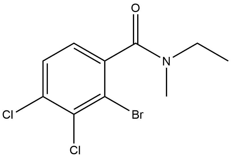 2-Bromo-3,4-dichloro-N-ethyl-N-methylbenzamide Structure