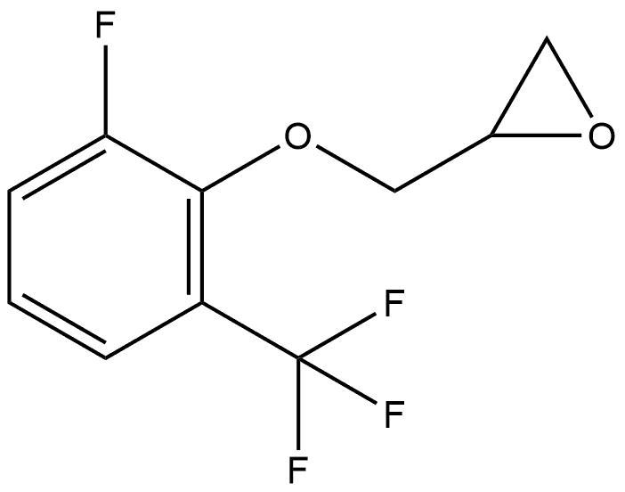 2-[[2-Fluoro-6-(trifluoromethyl)phenoxy]methyl]oxirane Structure