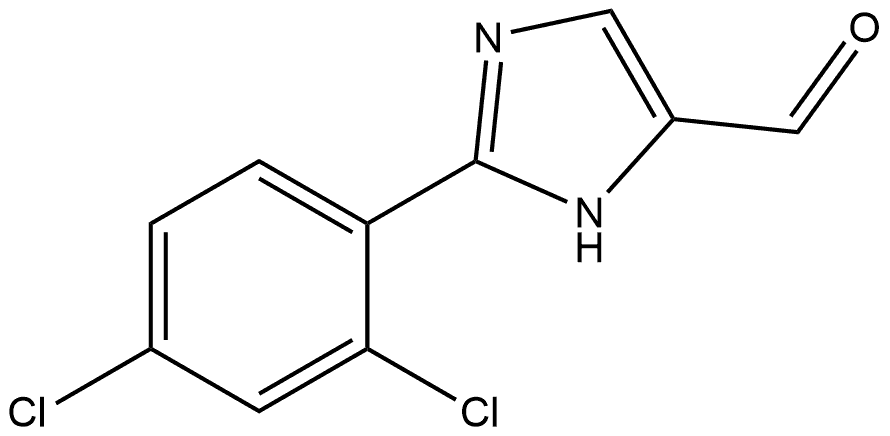 2-(2,4-Dichlorophenyl)-1H-imidazole-5-carbaldehyde Structure