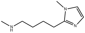 1H-Imidazole-2-butanamine, N,1-dimethyl- Structure