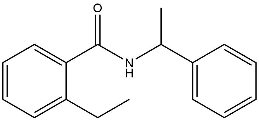 2-Ethyl-N-(1-phenylethyl)benzamide Structure