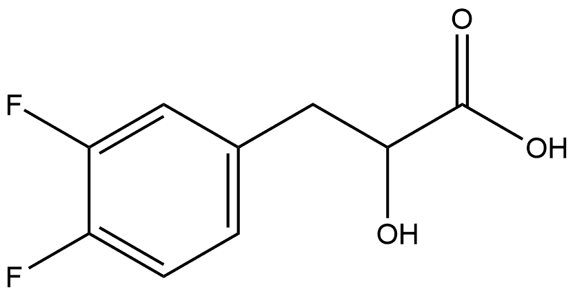 3-(3,4-Difluorophenyl)-2-hydroxypropanoic acid Structure