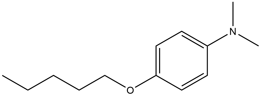 N,N-Dimethyl-4-(pentyloxy)benzenamine Structure