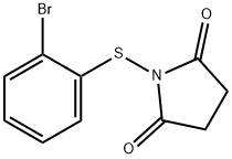 2,5-Pyrrolidinedione, 1-[(2-bromophenyl)thio]- Structure