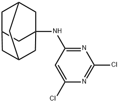 2,6-Dichloro-N-tricyclo[ 3.3.1.13,7]dec-1-yl-4-pyrimidinamine Structure