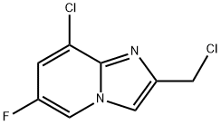 8-chloro-2-(chloromethyl)-6-fluoroimidazo[1,2-a]pyridine Structure