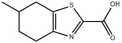2-Benzothiazolecarboxylic acid, 4,5,6,7-tetrahydro-6-methyl- Structure
