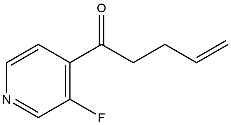 1-(3-Fluoro-4-pyridinyl)-4-penten-1-one Structure