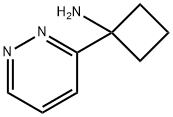 Cyclobutanamine, 1-(3-pyridazinyl)- Structure