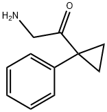 Ethanone, 2-amino-1-(1-phenylcyclopropyl)- Structure