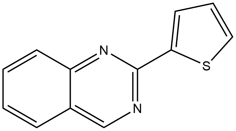 2-(Thiophen-2-yl)quinazoline Structure