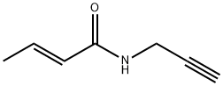 (2E)-N-2-Propyn-1-yl-2-butenamide Structure