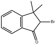 1H-Inden-1-one, 2-bromo-2,3-dihydro-3,3-dimethyl- Structure