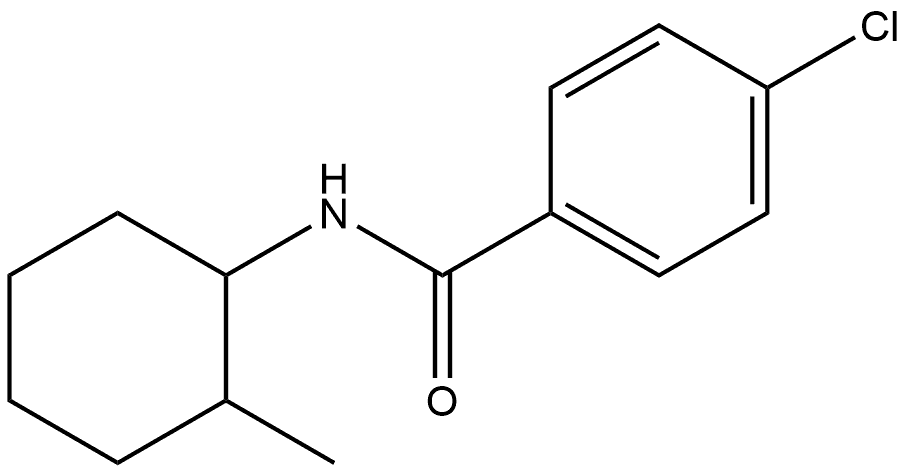 4-Chloro-N-(2-methylcyclohexyl)benzamide Structure