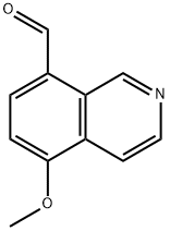 5-METHOXY-8-ISOQUINOLINECARBALDEHYDE Structure