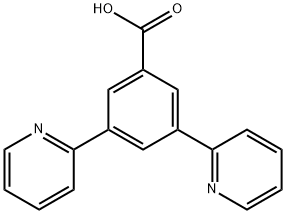 Benzoic acid, 3,5-di-2-pyridinyl- Structure