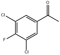 Ethanone, 1-(3,5-dichloro-4-fluorophenyl)- Structure