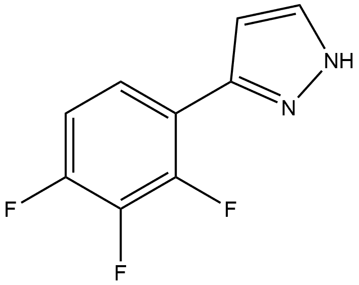 3-(2,3,4-Trifluorophenyl)-1H-pyrazole Structure