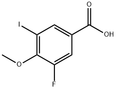 3-fluoro-5-iodo-4-methoxybenzoic acid Structure