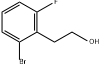 Benzeneethanol, 2-bromo-6-fluoro- Structure